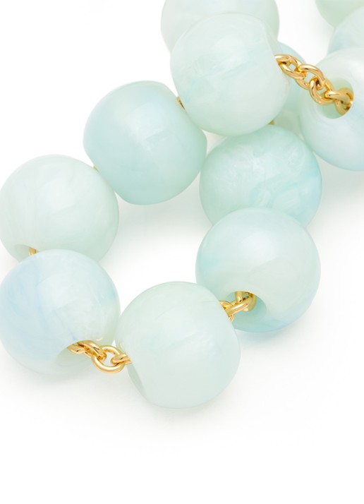 Vanessa Baroni Small Beads kralenketting - detail cloud marble
