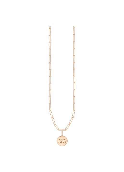Vanrycke Shaman ketting van 18 karaat roségoud - voorkant roségoud