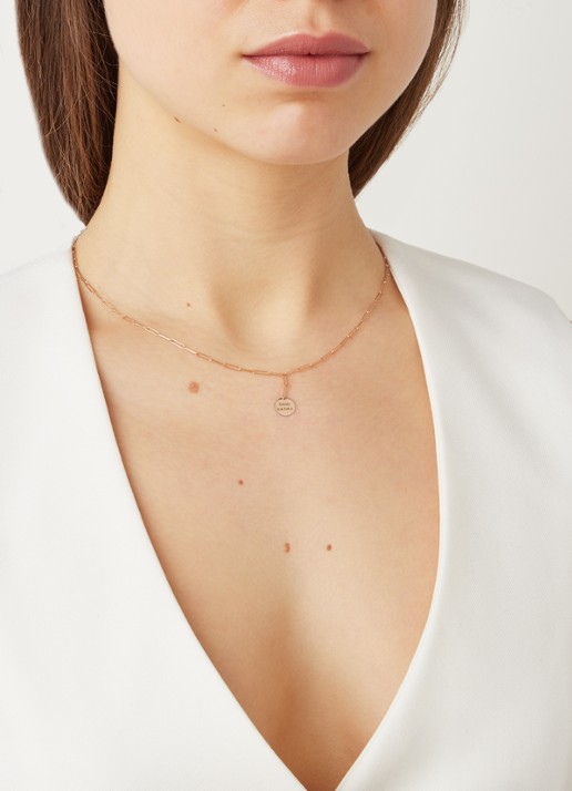 Vanrycke Shaman ketting van 18 karaat roségoud - voorkant 2 roségoud