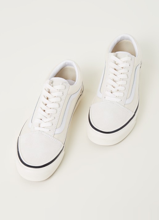 VANS Anaheim Factory Old Skool 36 DX sneaker met suède details - detail 2 gebroken wit