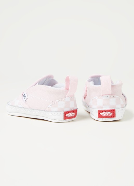 VANS Crib babyschoentje met suède details - detail 2 lichtroze