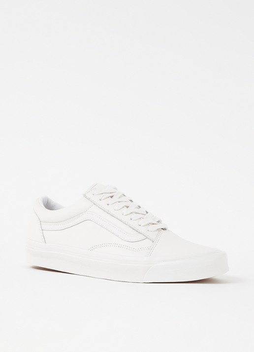 VANS Old Skool 36 DX sneaker van leer - voorkant 5 wit
