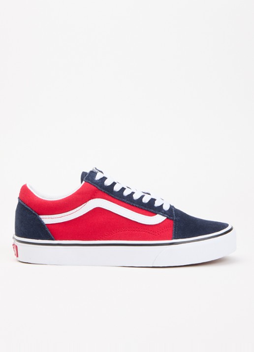 VANS Old Skool sneaker met details van leer