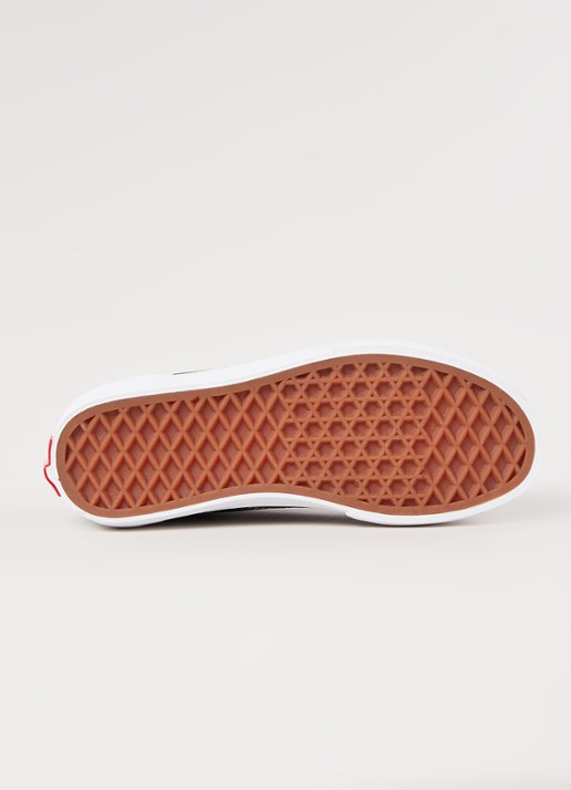 VANS Old Skool sneaker met leren details - detail 5 zwart