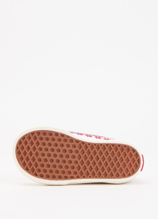 VANS Old Skool sneaker van suède met borduring  - detail 4 gebroken wit