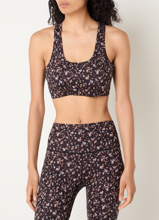Varley FreeSoft Selma sport bh met medium support en print