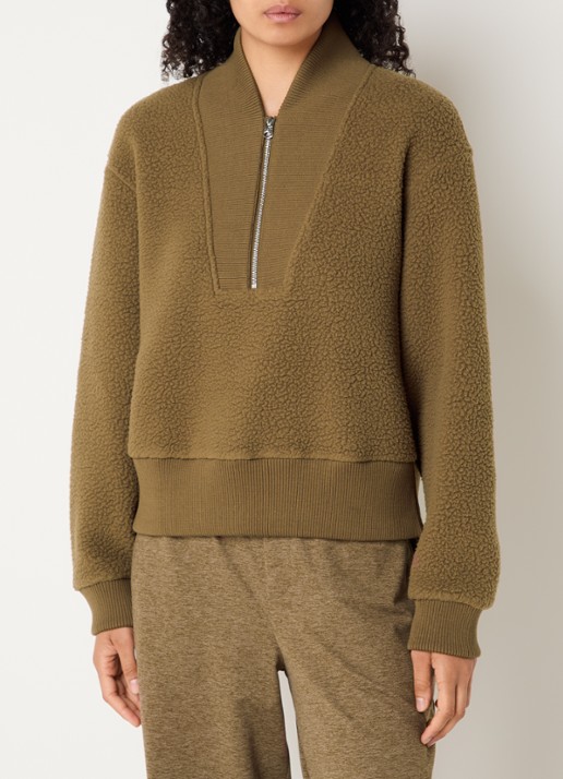 Varley Mumford pullover van fleece met halve rits