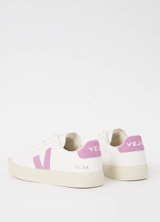 Veja Campo sneaker van leer - achterkant 4 paars