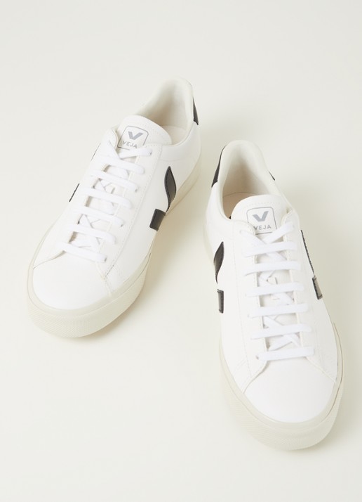Veja Campo sneaker van leer - detail 3 wit
