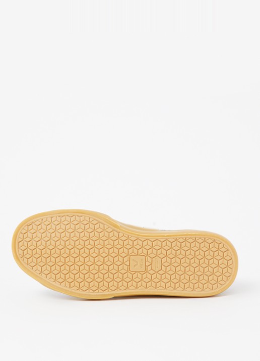 Veja Campo sneaker van suède met leren details - detail 3 zwart