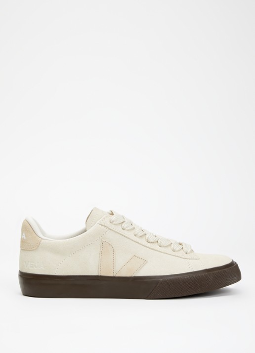 Veja Campo sneaker van suède met logo