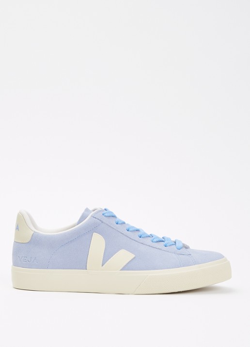 Veja Campo sneaker van suède - voorkant lila