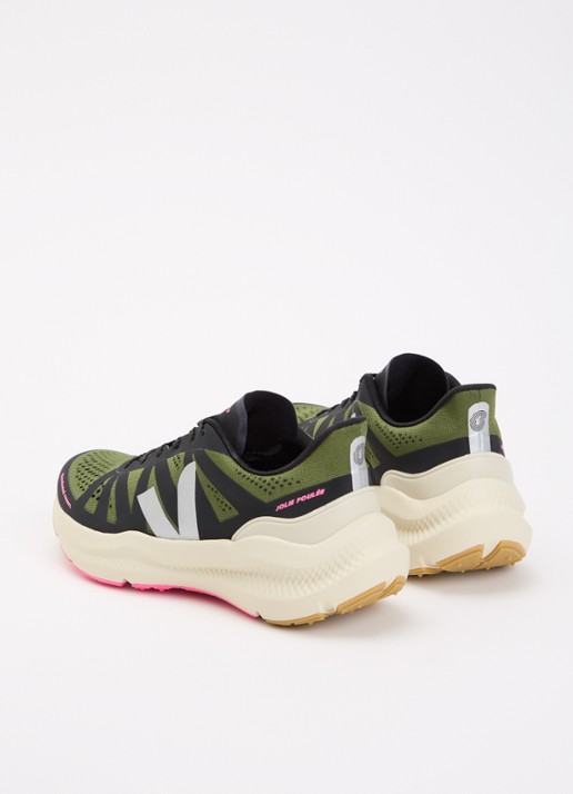 Veja Condor 3 Advanced Sneaker van mesh - achterkant legergroen