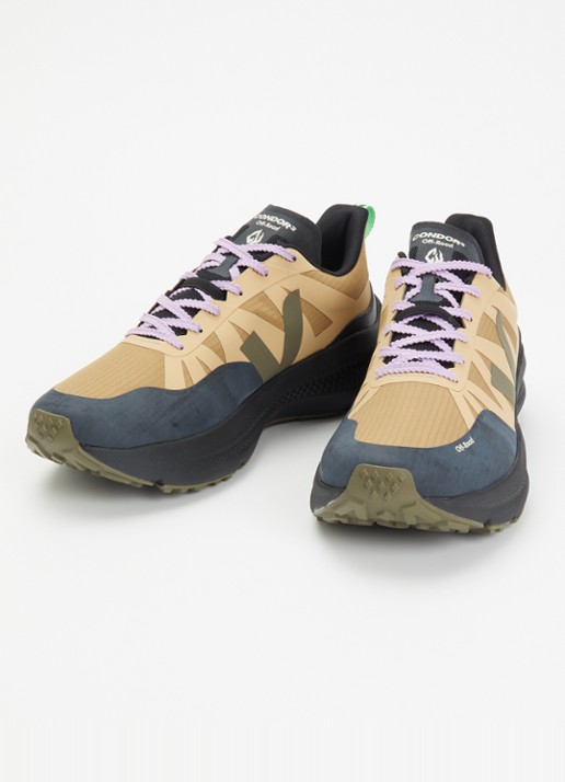 Veja Condor 3 Off-Road sneaker met mesh details - detail camel