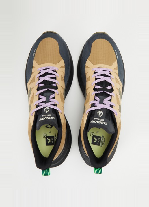 Veja Condor 3 Off-Road sneaker met mesh details - detail 2 camel