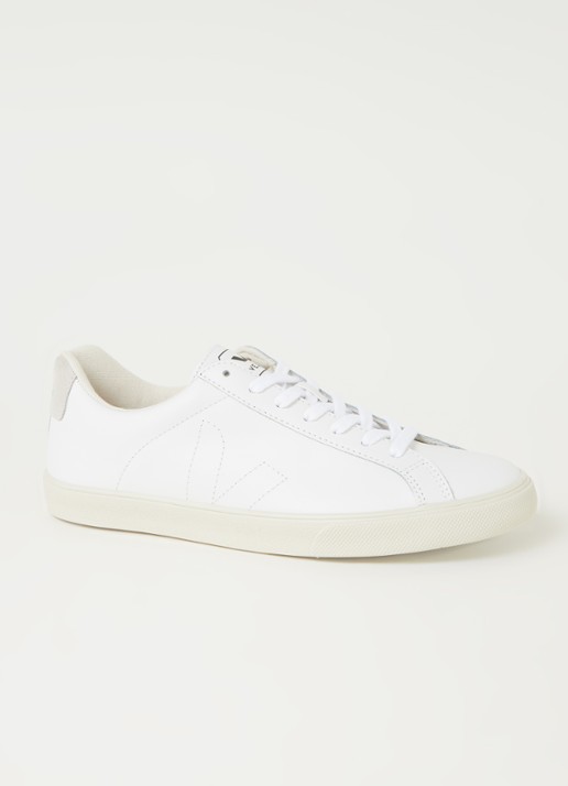 Veja Esplar sneaker van leer - voorkant 2 wit