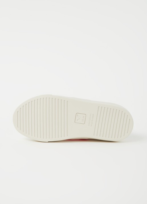 Veja Esplar sneaker van leer - detail 2 orange