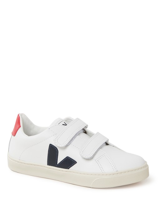 Veja Esplar sneaker van leer - voorkant wit
