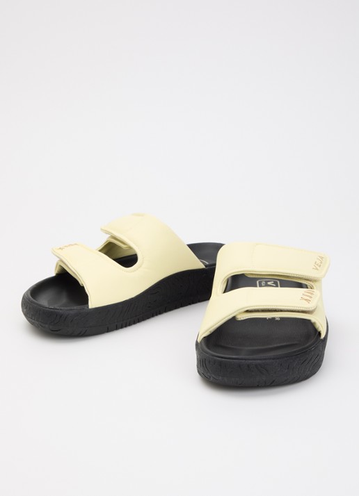 Veja Etna Bold slipper van leer - detail 3 gebroken wit