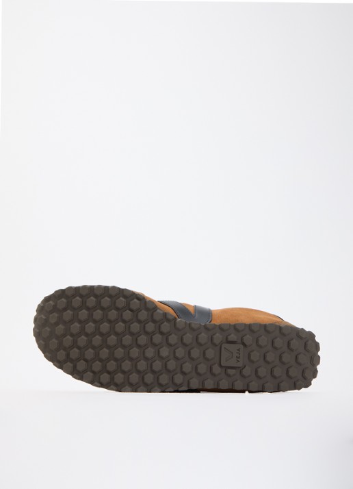 Veja GT sneaker van suède - detail 6 oranjebruin