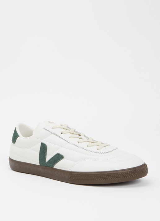 Veja Panenka sneaker van leer met suède details