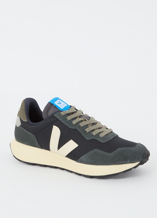 Veja Paulistana Ripstop sneaker van mesh met suède details