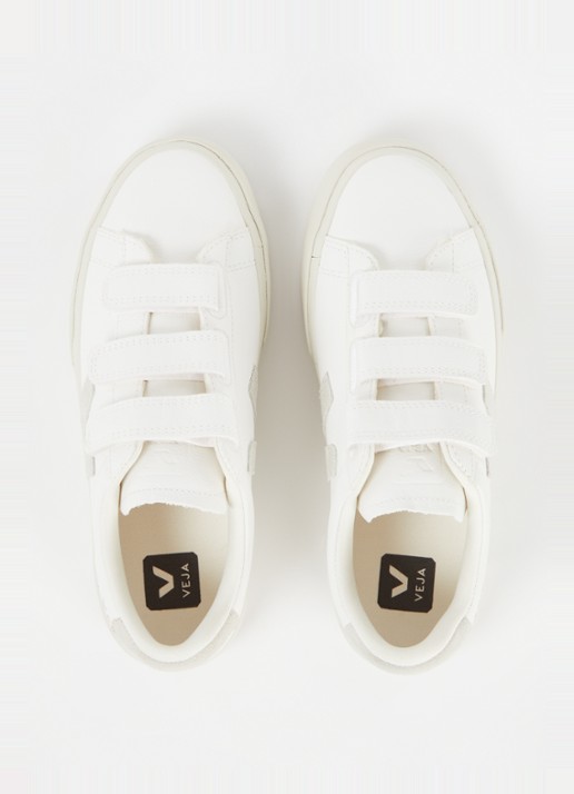 Veja Recife sneaker van leer met suède details  - detail 5 wit