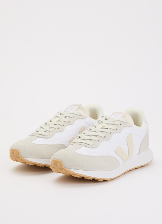 Veja Rio Branco II sneaker met suède details - detail 3 wit