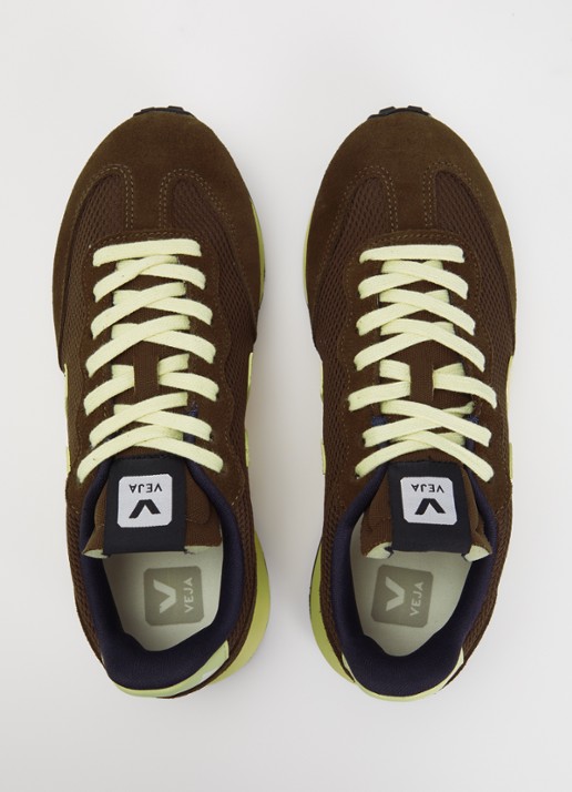 Veja Rio Branco II sneaker met suède details - detail 3 bruin
