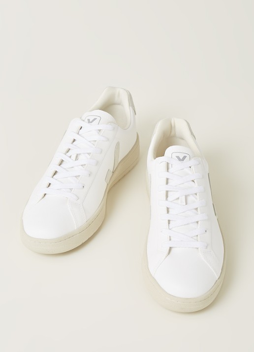 Veja Urca sneaker met logo - detail wit