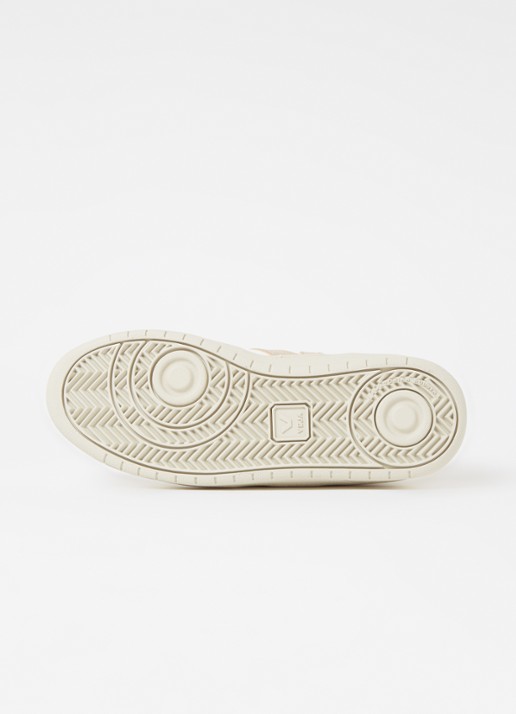 Veja V-10 sneaker van leer - detail 6 wit