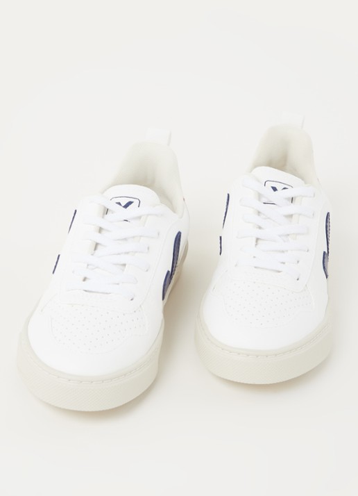 Veja V10 sneaker van leer - detail 2 wit