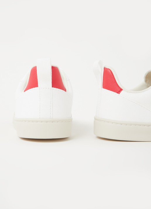 Veja V10 sneaker van leer - detail 3 wit