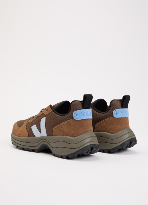Veja Venturi II sneaker met suède details - achterkant 5 bruin
