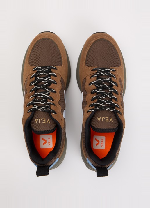 Veja Venturi II sneaker met suède details - detail 3 bruin