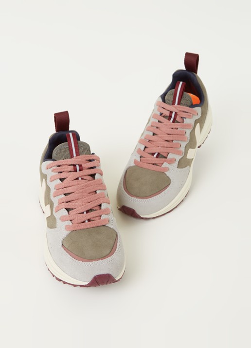 Veja Venturi sneaker van suéde - detail grijs