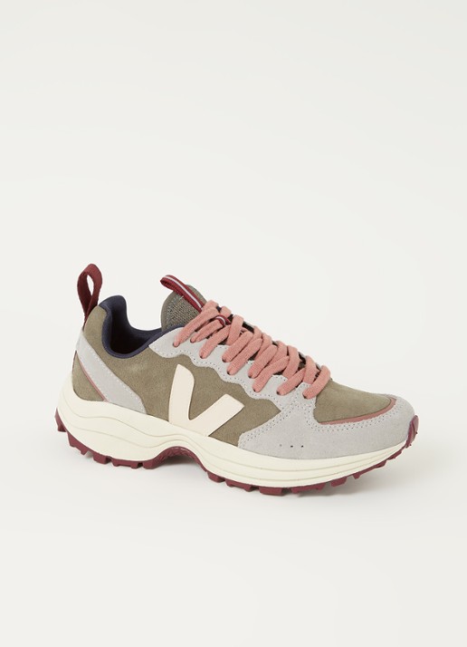 Veja Venturi sneaker van suéde - voorkant 4 grijs