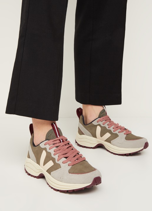 Veja Venturi sneaker van suéde - voorkant 5 grijs