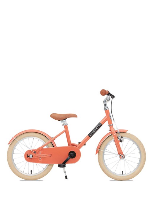 Veloretti Maxi Blazing Salmon fiets 16 inch - voorkant koraalroze