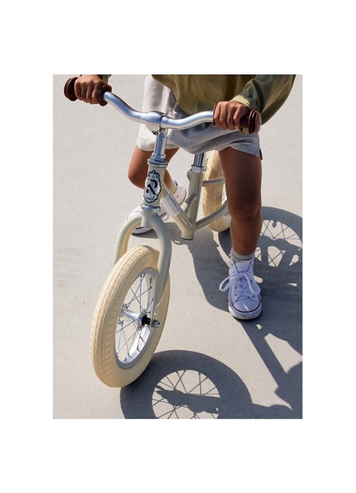 Veloretti Mini 12 inch Desert Moss loopfiets - voorkant 2 mosgroen
