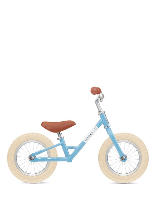 Veloretti Mini 12 inch Havana Blue loopfiets - voorkant lichtblauw
