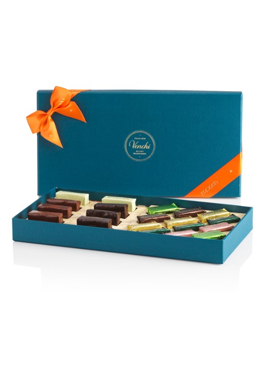Venchi Chocolade Murrine giftbox 223 gram - voorkant 3 multicolor