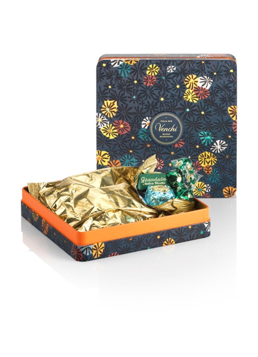 Venchi Chocolade Murrine giftbox 300 gram - voorkant 3 multicolor