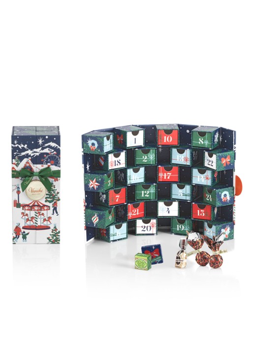 Venchi Christmas Vintage Dream adventskalender 295 gram - 24 dagen