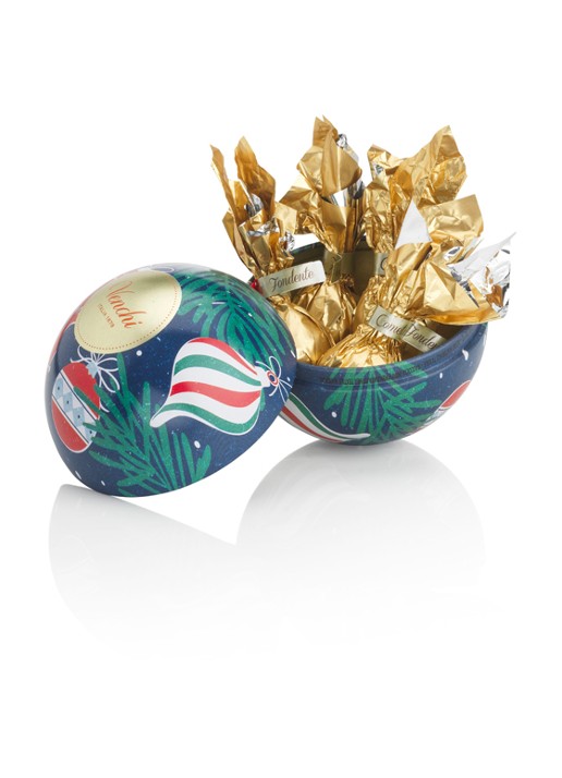 Venchi Christmas Vintage Dream kerstbal met chocolade 46 gram - voorkant 3 undefined