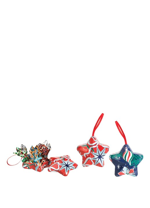 Venchi Christmas Vintage Dream kersthanger met chocolade 46 gram - achterkant 2 undefined