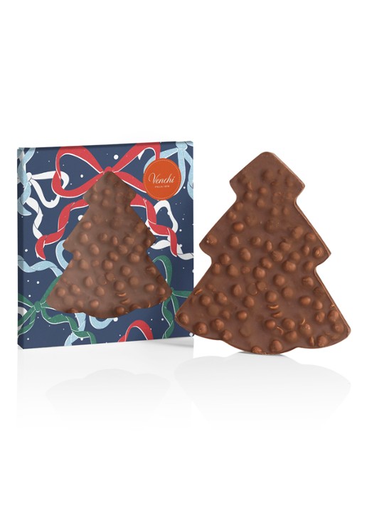 Venchi Christmas Vintage Dream melkchocolade met hazelnoten 200 gram - voorkant undefined