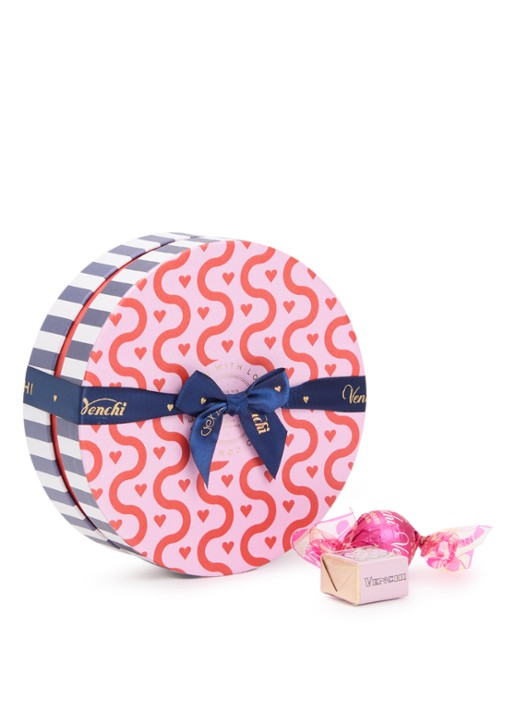 Venchi Valentine Small Hamper chocolade bonbons 16 stuks in geschenkverpakking