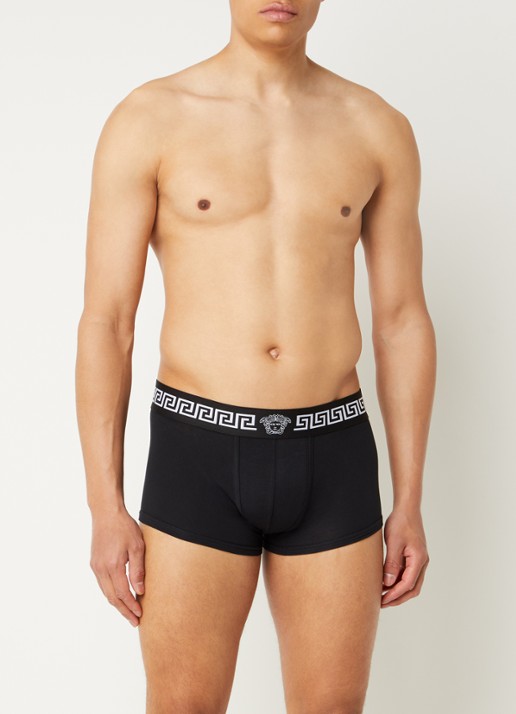 Versace Boxershort van katoen met logoband