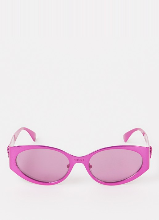 Versace Cat Eye zonnebril VE2263 - detail fuchsia